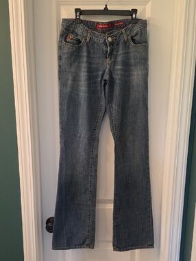 Miss Sixty Women's Flare Jeans in Medium Blue Wash